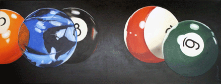 billiard ball painting